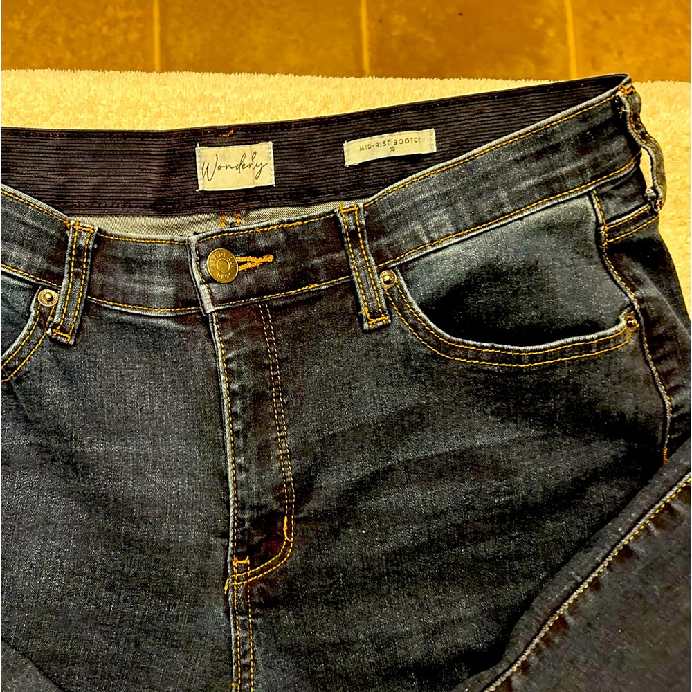 WONDERLY-WOMEN'S-MID-RISE BOOTCUT JEANS
